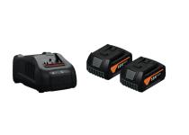 Fein gba as batteristartsæt med lader 18v 2x5ah