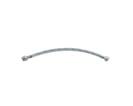 Tilslutningsslange rustfri 3/8 lige x 3/8 lige nippel, længde 300 mm