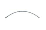 Tilslutningsslange rustfri 3/8" lige x 3/8" lige nippel, længde 500 millimeter