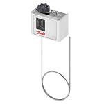 Danfoss KP62 termostat -30-15 gr, Auto, SPDT, Rumføler, 40x30 mm, IP30