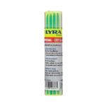 Dybhulspen refill permanent mix hvid blå grøn 12 stk lyra dry