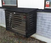 mm 920x730x410 l m indv - sort skjuler varmepumpe