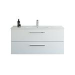 jglans h hvid vask amber og skuffer 2 med belpakke m cm 121 mido dansani