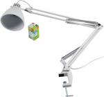 Luxo L-1 bordlampe 11W/827, hvid, fatning E27, inkl. bordbeslag.