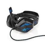 led m 20 2 mikrofon fold-away mm 5 3 2x type-a usb stereo over-ear headset gaming