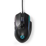 led m 50 1 hjrehndet knapper programmerbare 6 knapper antal dpi justerbar dpi 7200 4800 3200 2400 1200 800 kabel mouse gaming nedis