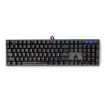 gaming m 50 1 strmkabellngde drevet usb layout us qwerty led taster mekaniske type-a usb keyboard gaming wired nedis