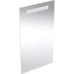 aluminium cm 70 x 40 lys med spejl square basic option geberit