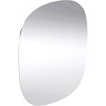 stål cm 80 x 60 lys med spejl oval option geberit