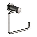 grey graphite brushed toiletpapirholder damixa