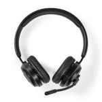 sort mikrofon fold-away bluetooth stereo on-ear pc-headset