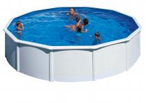 white cm 120 x 550 round pool basic fun swim