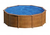 brown cm 120 x 460 round pool basic fun swim
