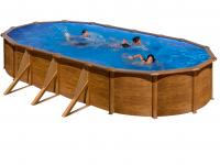brown cm 120 x 375 x 610 oval pool basic fun swim