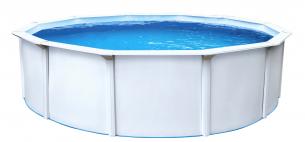 white cm 120 x 360 round pool classic fun swim