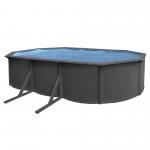 grey anthracite cm 120 x 360 x 610 oval pool basic fun swim