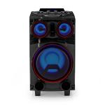 sort equalizer lys fest brehndtag w 120 timer 5 6 batteritid maksimal speaker party bluetooth nedis