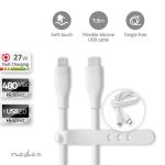 box hvid silikone runde m 50 1 nikkelplateret mbps 480 han usb-c 8-pin lightning apple 0 2 usb kabel lightning