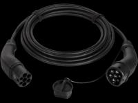 EV charging cable, Type 2, 3-phase, 20 A, 11 kW, 10 m
