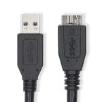 label bl pvc runde m 00 1 nikkelplateret gbps 5 han micro-b usb han usb-a 1 gen 2 3 usb usb-kabel