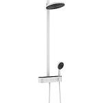 hvid mat 400 select showertablet med ecosmart 2jet 260 showerpipe s pulsify hansgrohe