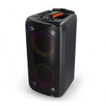 sort orange equalizer lys fest brehndtag w 240 timer 5 batteritid maksimal speaker party bluetooth