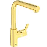 gold brushed pvd 115x235x333 udtrk med kkkenarmatur gusto standard ideal