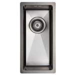 gunmetal pvd 180 kubus køkkenvask