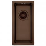 messing bruneret 180 kubus køkkenvask