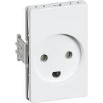 hvid j 2p stikkontakt line clic