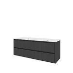 skuffer softclose 2 eg sort 141x46cm t bels m proline sanibell