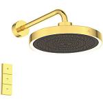 gold brushed mm 330x577x239 hovedbruser solos idealrain standard ideal