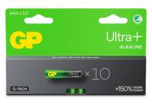10-pak batteri lr03 aaa alkaline plus ultra gp