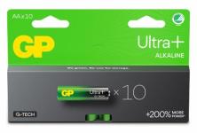 10-pak batteri lr06 aa alkaline plus ultra gp