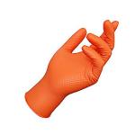 stk 50 a pakke 25mm 0 tykkelse pudderfri niltril orange 10 str engangshandske nilex