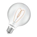 mpbar d e27 60w 927 2w 7 806lm klar heart filament globe95 led 1906 vintage osram