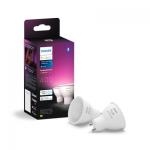bluetooth zigbee 400lm ambiance white color spots gu10 hue philips