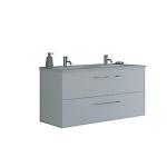 mat hvid vask amber skuffer 2 med vask dobbel 121cm belpakke m mido dansani