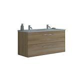 eg varm vask amber skuffer 2 med vask dobbel 121cm belpakke m mido dansani