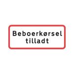cm 25x50 tilladt beboerk�rsel 6 uc20 undertavle