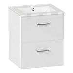 cm 50 skuffer 2 med hvid l st i vaskeskab skandi kriss