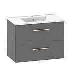 cm 80 skuffer 2 med antracit l st i vaskeskab skandi kriss