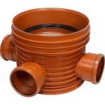 gr 90 b till h og b genneml lige t4 600-250mm nd rense-inspektionsbr pp pipelife