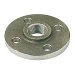 Billede af Gevindflange Sort 1.1/2''. 4 bolthuller. EN1092-1/13, P250GH PN 16/40 / DIN2566.