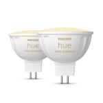 2-pak - spot - mr16 ambiance white hue philips