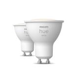 2-pak - spots - gu10 white hue philips