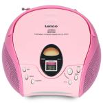 pink cd med fm-radio rbar b lenco