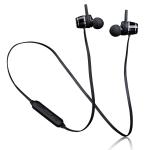 black earphones magnetic bt ipx4