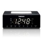 natlys med clockradio lenco