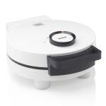 hvid hjerteformet vaffeljern trebs